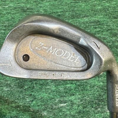 Vintage Z-Model Pro Pride Stainless Steel Irons Set 3-9 10 Mens Right Golf Clubs - Thumbnail 17