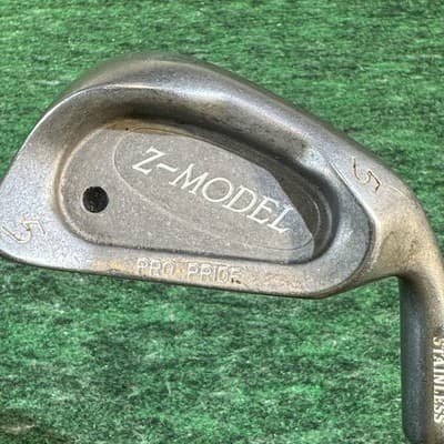 Vintage Z-Model Pro Pride Stainless Steel Irons Set 3-9 10 Mens Right Golf Clubs - Thumbnail 13