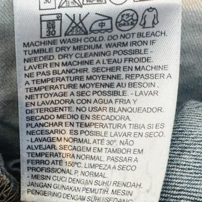 Levis 511 Jeans Mens 30x29 (32x30) Blue Medium Wash Slim Taper Stretch Denim - Thumbnail 7