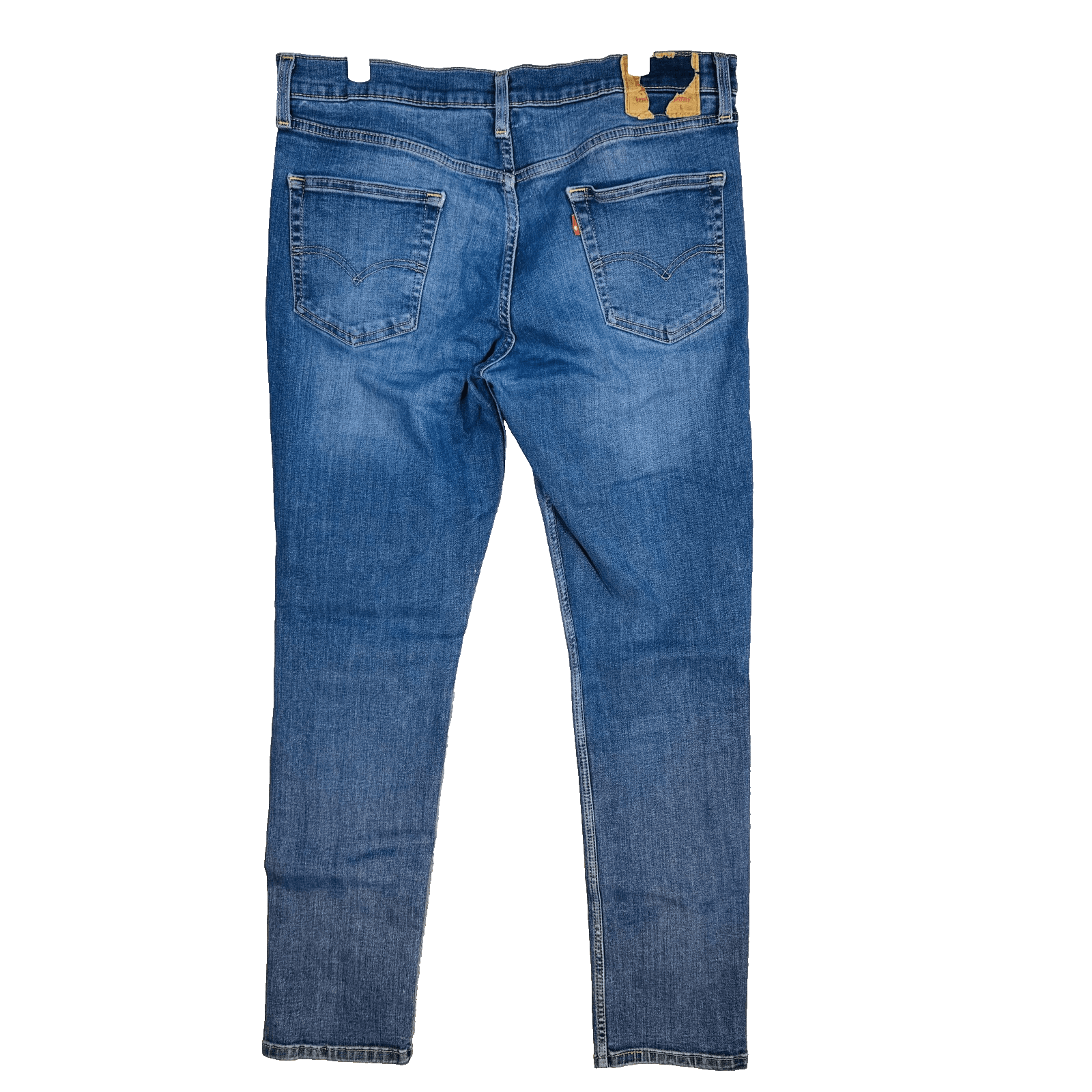 Levis 511 Jeans Mens 34x32 Blue Medium Wash Slim Taper Stretch Denim Mid Rise - Thumbnail 2