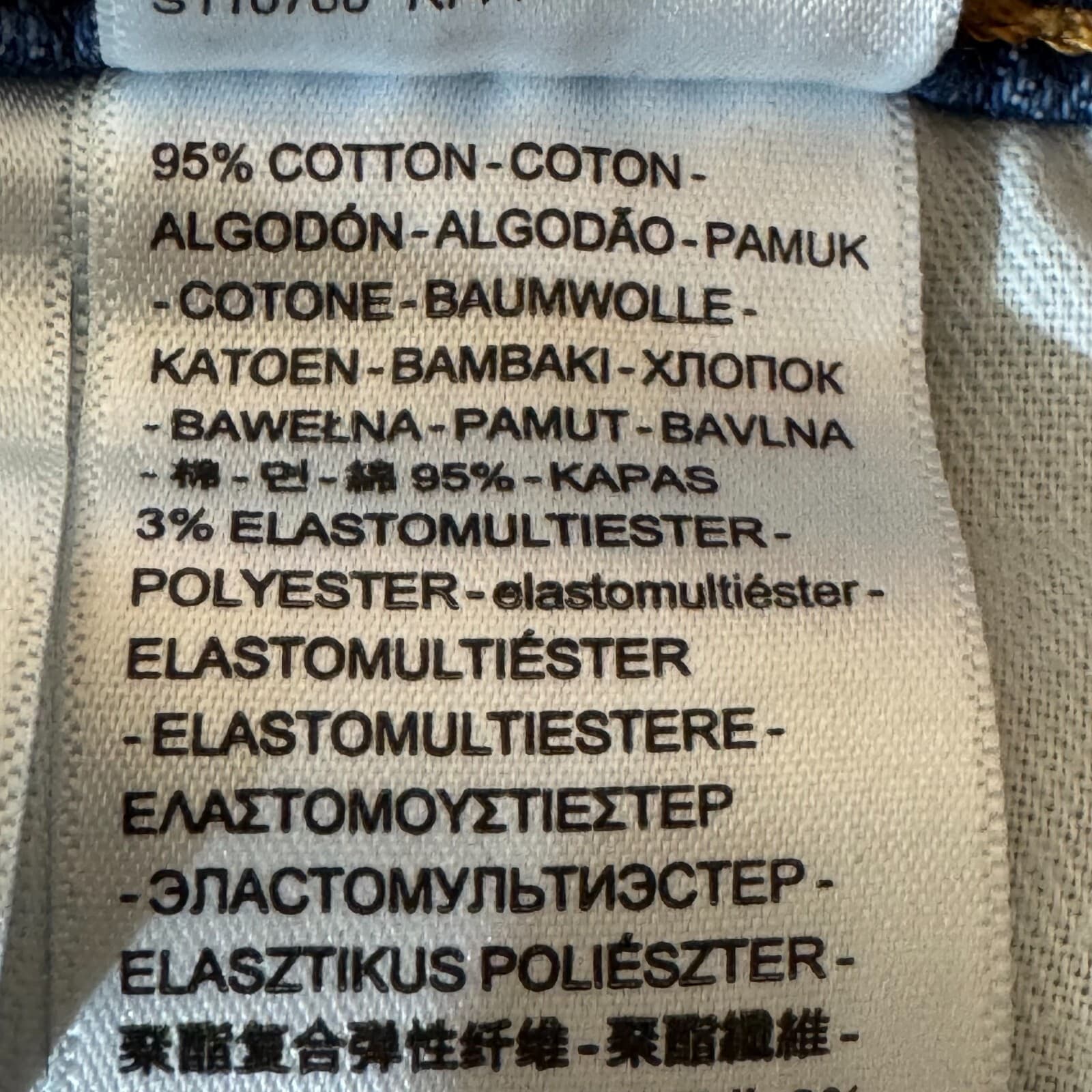 Levi’s 505 Men’s Jeans 34x34 Blue Denim Stretch Mid-Rise Straight Leg - Thumbnail 13