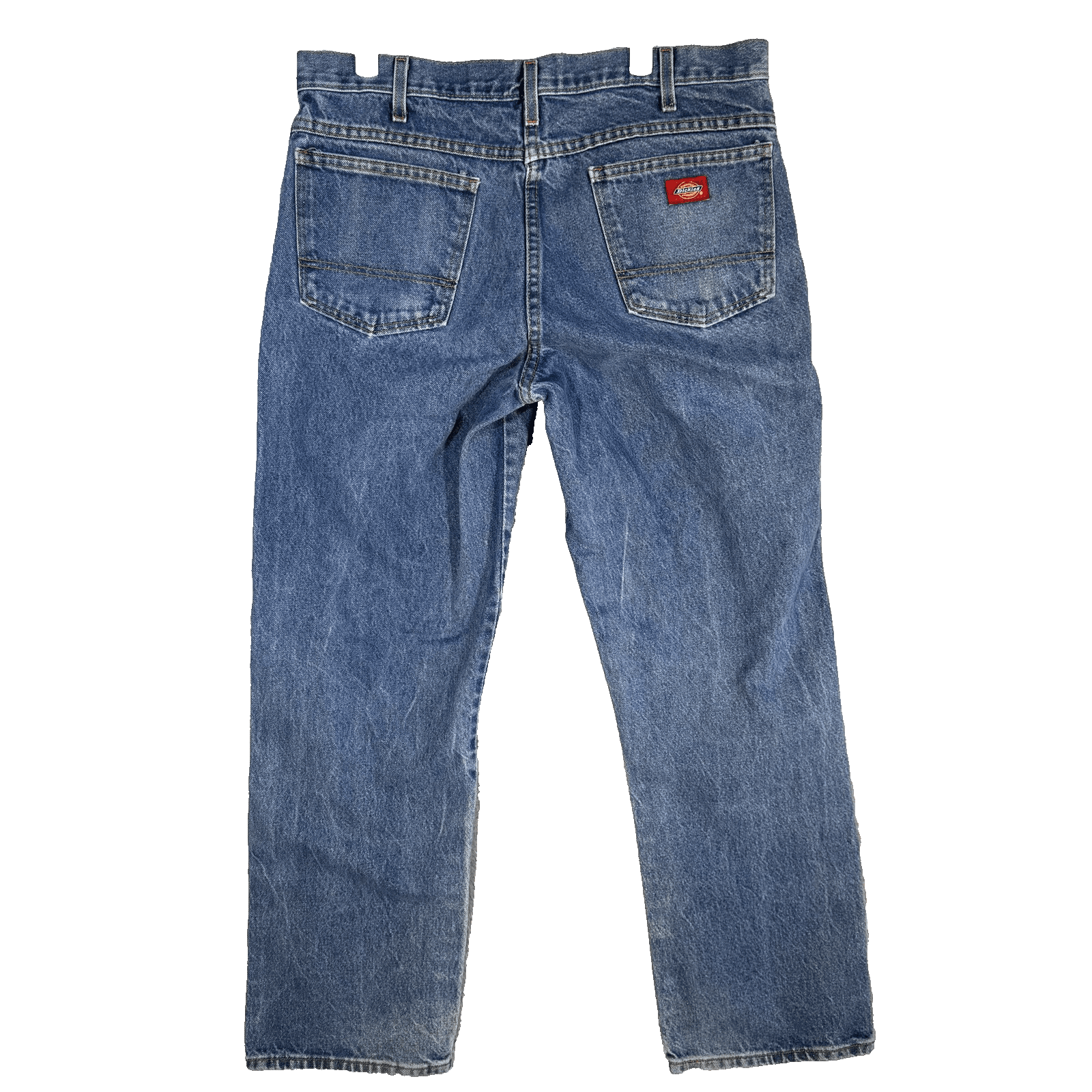 Dickies Jeans Mens 36x30 Blue Durable Denim Straight Leg Workwear 100% Cotton - Thumbnail 2