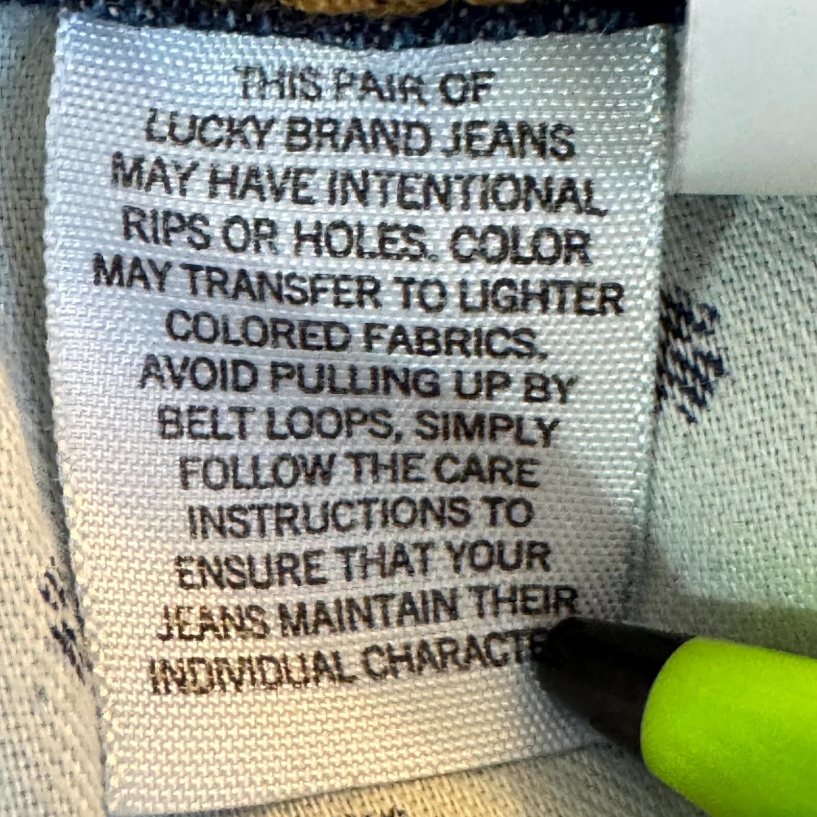 Lucky Brand 221 Straight Jeans Men 38x30 Blue Denim Stretch Medium Wash Classic - Thumbnail 15