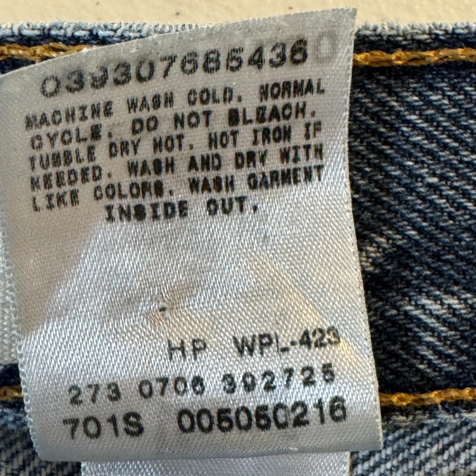 Levi’s 505 Men’s Jeans 33x30 Blue Denim Stretch Regular Fit Straight Leg - Thumbnail 11