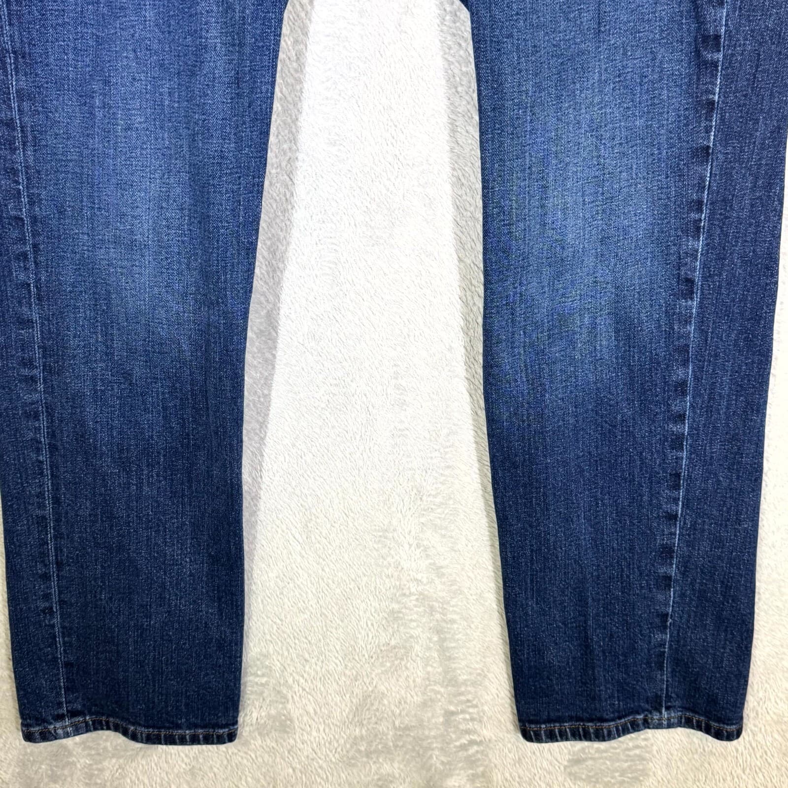 Lucky Brand 221 Straight Jeans Men 38x30 Blue Denim Stretch Medium Wash Classic - Thumbnail 6