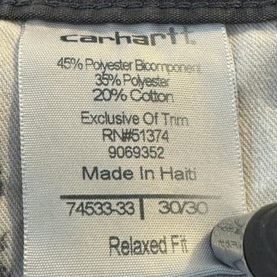 Carhartt Pants Mens 30x29 Relaxed Fit Ripstop Workwear Utility Pocket Durable - Thumbnail 7