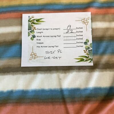 Ruby Roads Women's Blouse Top Petite Multicolored Striped Casual Size PL - Thumbnail 6