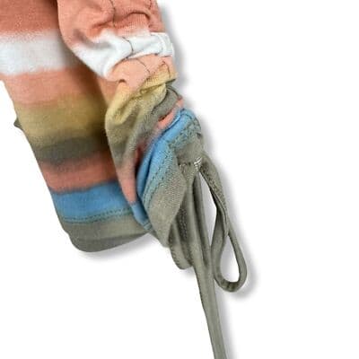 Ruby Roads Women's Blouse Top Petite Multicolored Striped Casual Size PL - Thumbnail 5