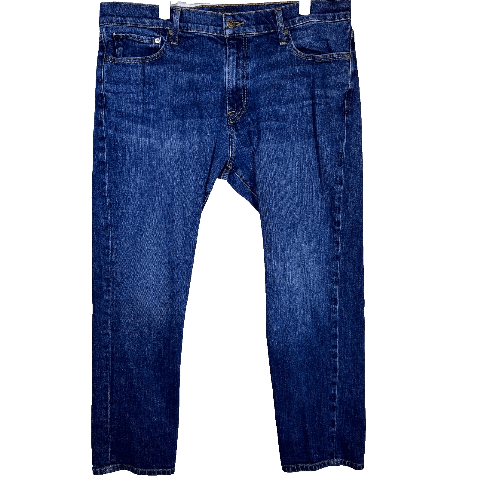 Lucky Brand 221 Straight Jeans Men 38x30 Blue Denim Stretch Medium Wash Classic - Image 1