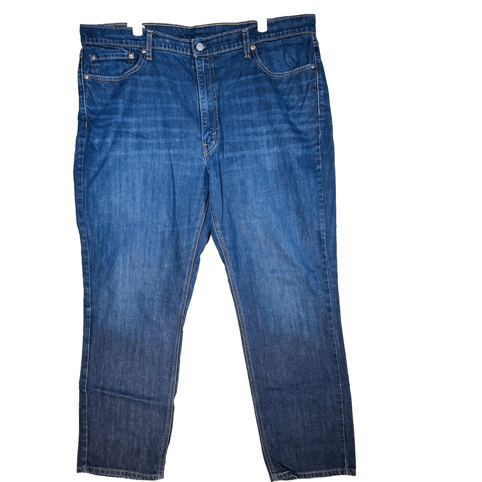 Levis 541 Jeans Mens 40x31 (40x32) Blue Medium Wash Athletic Taper Stretch Denim - Image 1