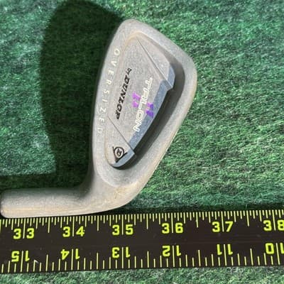 Dunlop Talon II Oversized 9 Iron Mens RH Steel Shaft Stainless Silver Golf Club - Thumbnail 5