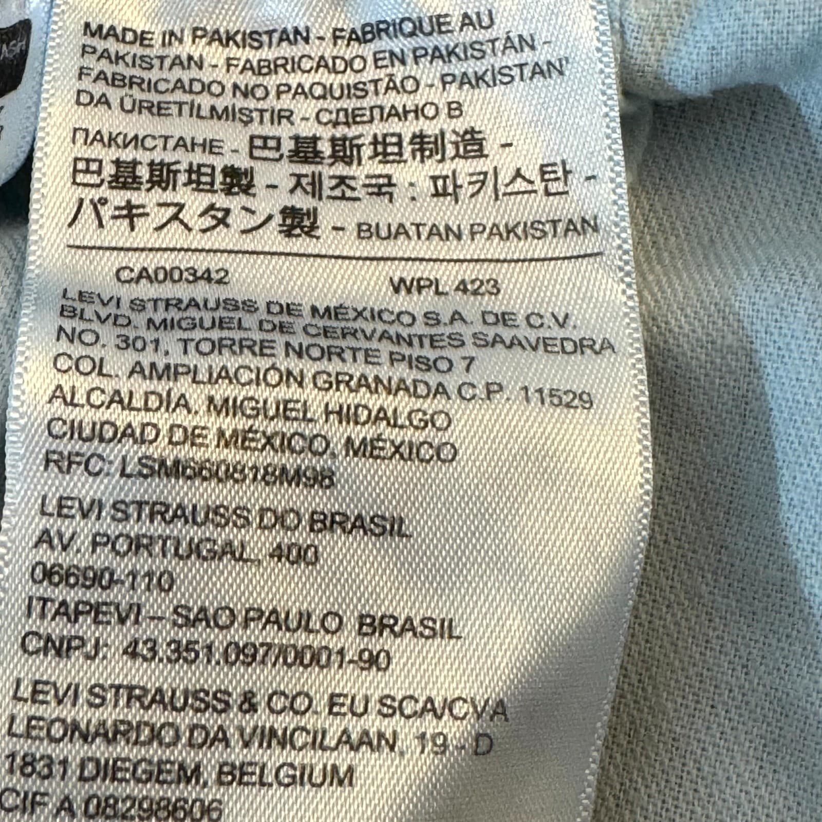 Levi’s 559 Men’s Jeans 44x30 Blue Denim Stretch Mid-Rise Straight Leg - Thumbnail 12