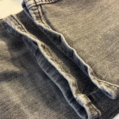 Levis 514 Jeans Mens 36x32 Black Charcoal Straight Mid Rise Stretch Denim - Thumbnail 9