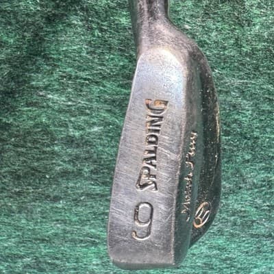 Vintage Spalding Match Play 9 Iron Mens RH Blade Steel Shaft Golf Club - Thumbnail 3