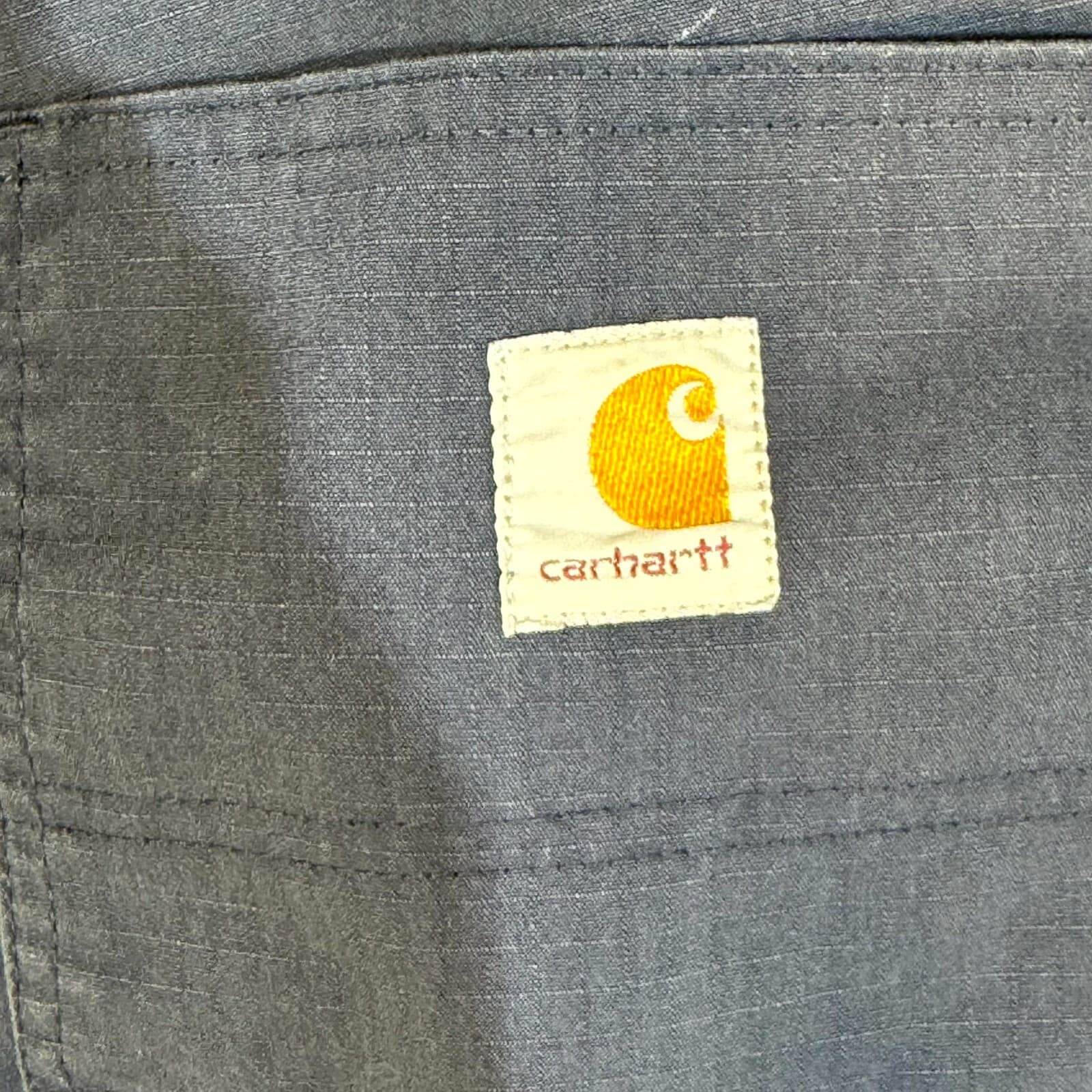 Carhartt Carpenter 74533-20 Pants Men 34x30 Navy Ripstop Relaxed Fit - Thumbnail 5