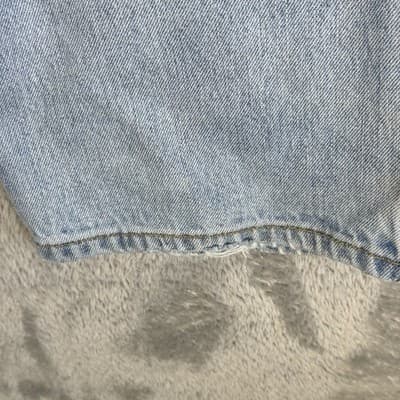 Levis 505 Jeans Mens 38x30 Blue Regular Distressed Vintage Denim 100% Cotton - Thumbnail 7