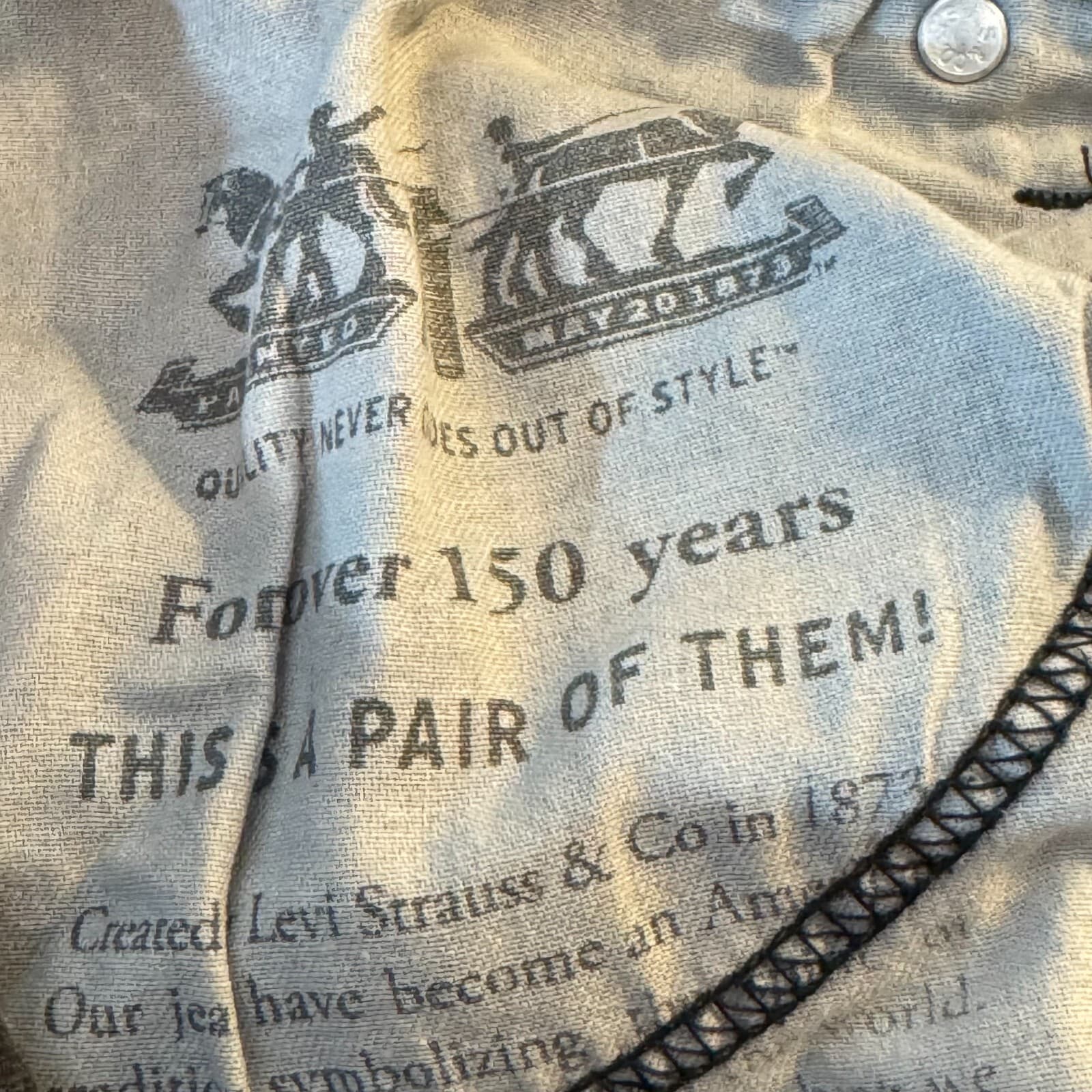 Levi’s 541 Men’s Jeans 42x30 Black Denim Stretch Mid-Rise Straight Leg - Thumbnail 11