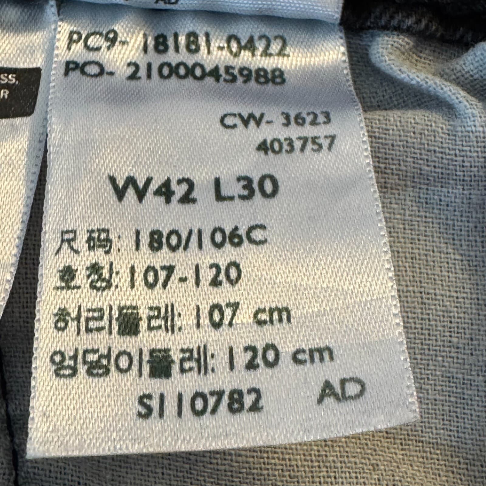 Levi’s 541 Men’s Jeans 42x30 Black Denim Stretch Mid-Rise Straight Leg - Thumbnail 16