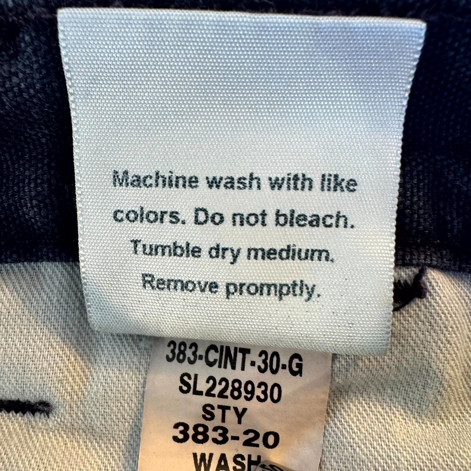 Carhartt Carpenter Pants 34x30 Navy Ripstop 383-20 Relaxed Fit Workwear - Thumbnail 9