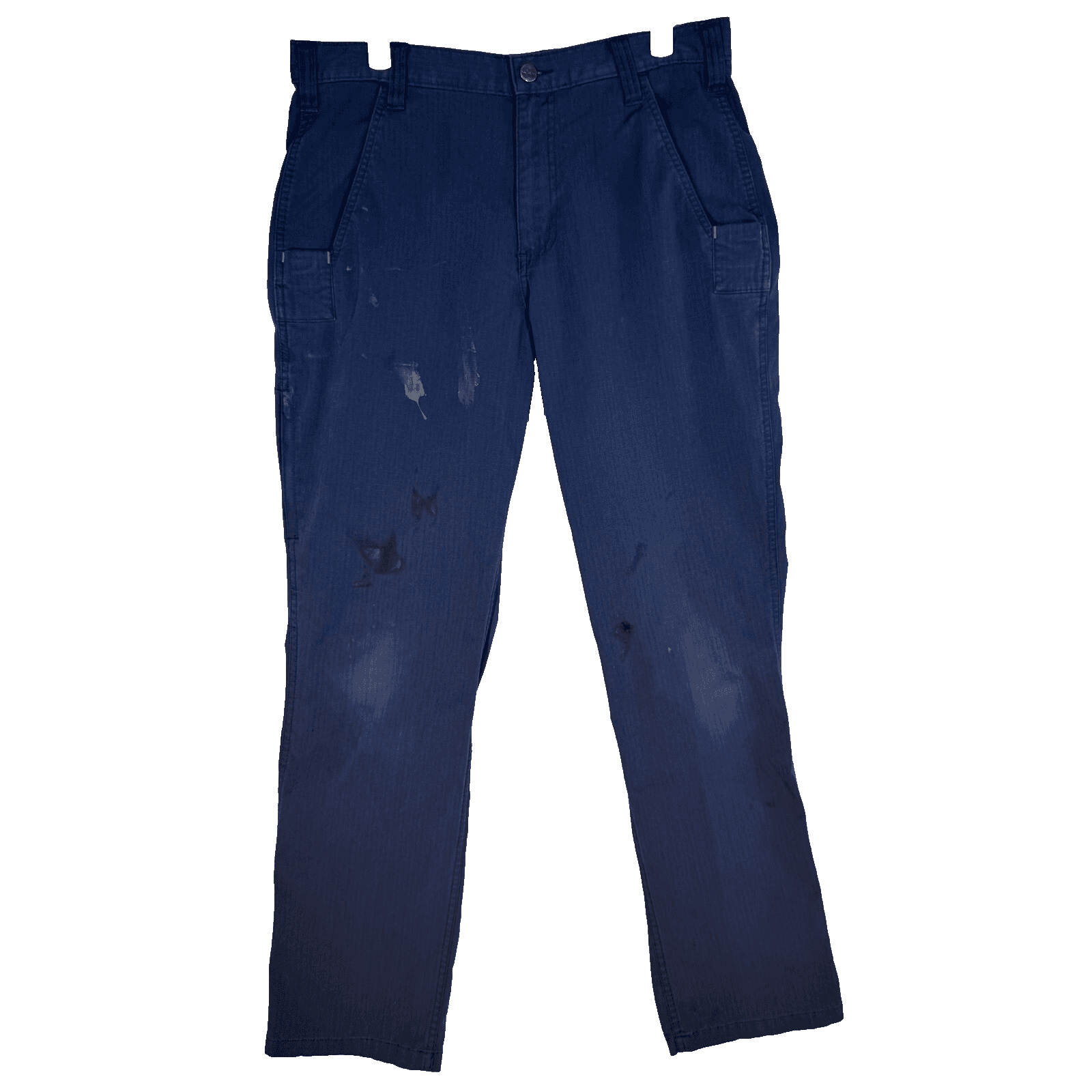 Carhartt Carpenter 74533-20 Pants Men 34x30 Navy Ripstop Relaxed Fit - Image 1