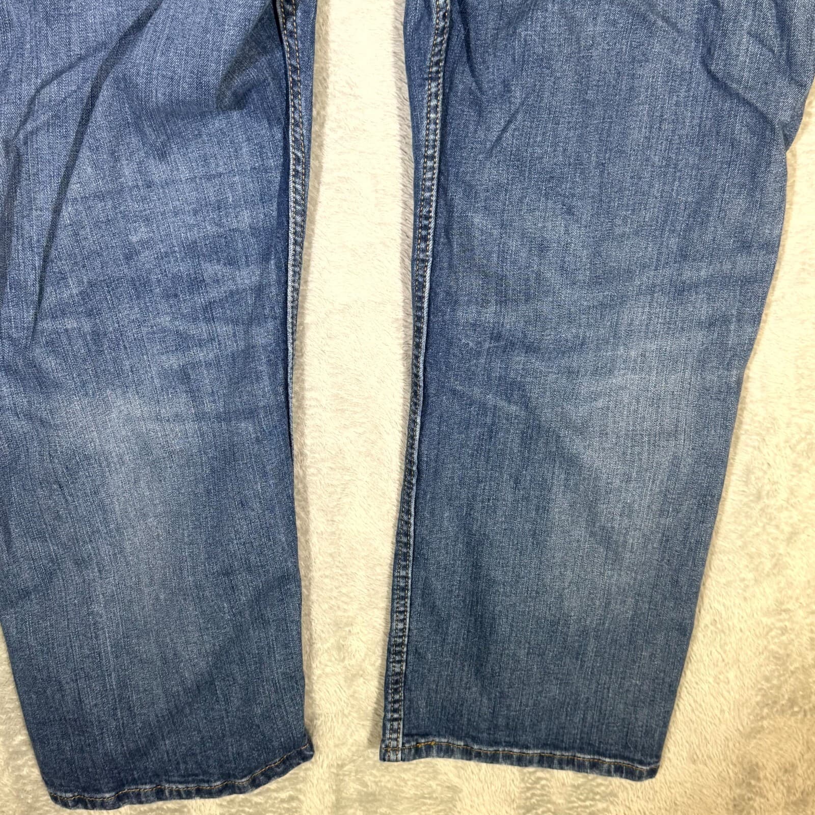 Levi’s 559 Men’s Jeans 44x30 Blue Denim Stretch Mid-Rise Straight Leg - Thumbnail 8