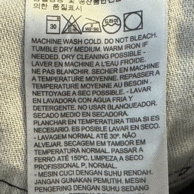 Levis 514 Jeans Mens 38x31 (38x32) Black Wash Straight Stretch Denim Mid Rise - Thumbnail 6