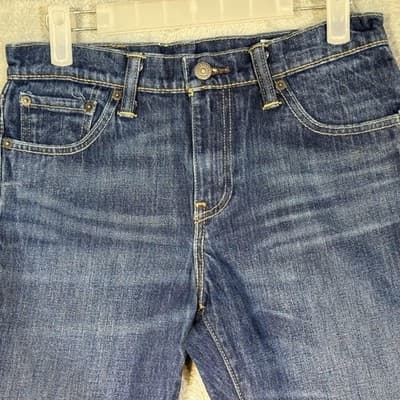 Levis 511 Jeans Mens 29x29 Blue Medium Wash Slim Tapered Stretch Cone Denim - Thumbnail 3