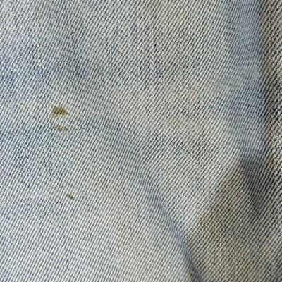 Levis 505 Jeans Mens 38x30 Blue Regular Distressed Vintage Denim 100% Cotton - Thumbnail 4