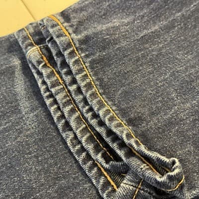 Levis 511 Jeans Mens 29x29 Blue Medium Wash Slim Tapered Stretch Cone Denim - Thumbnail 10