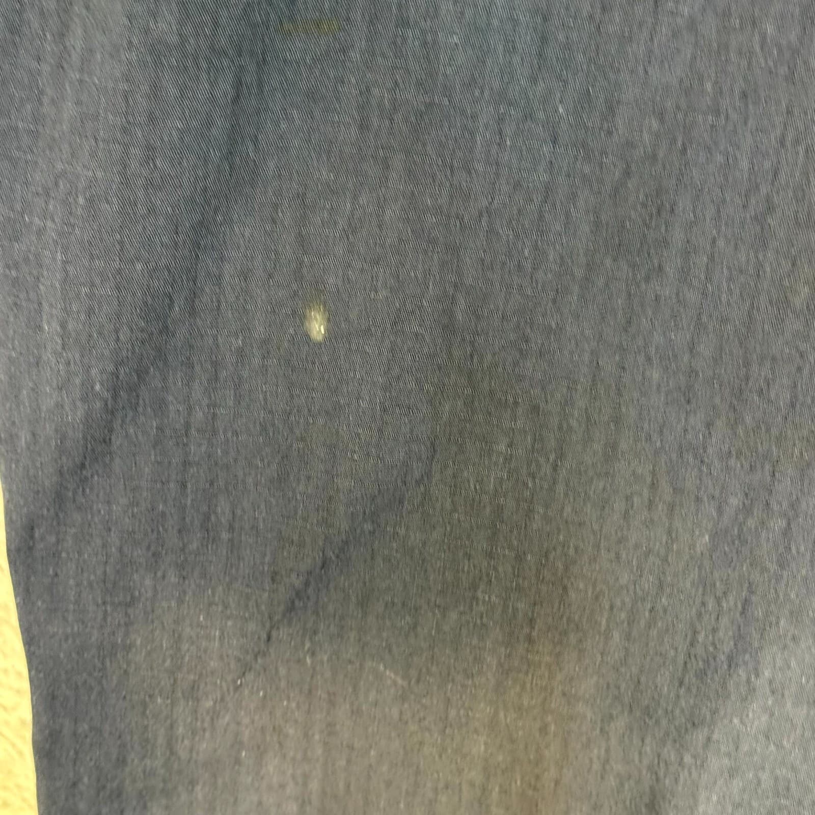 Carhartt Carpenter Pants Mens 34x29 Navy Ripstop Relaxed Fit Workwear - Thumbnail 3