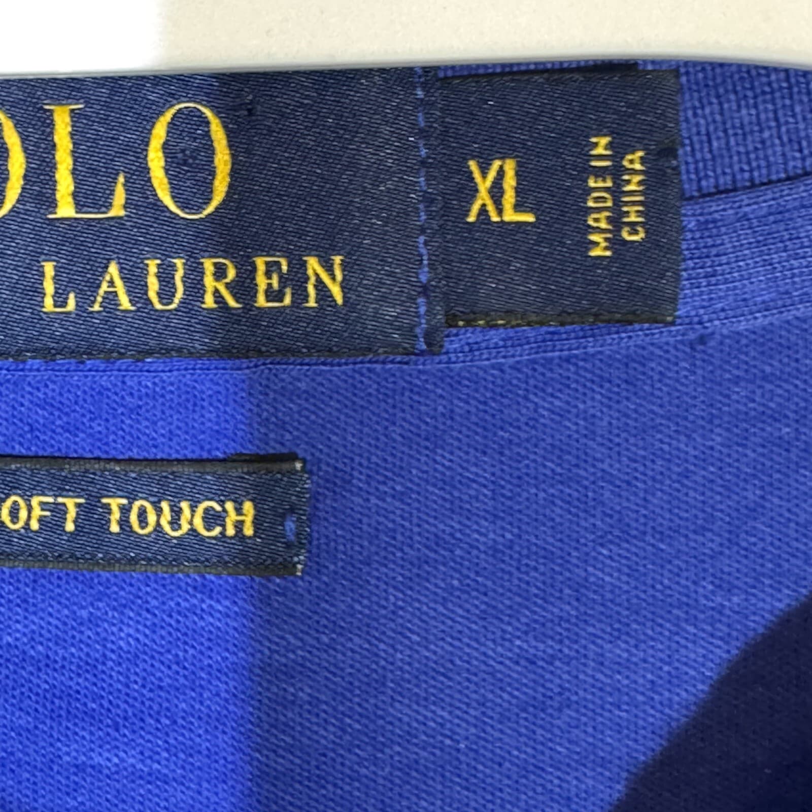 Polo Ralph Lauren Shirt Men XL Blue 100 Percent Cotton Soft Touch Short Sleeve - Thumbnail 10