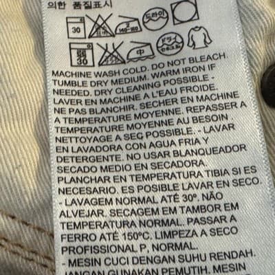 Levis 511 Jeans Mens 29x29 Blue Medium Wash Slim Tapered Stretch Cone Denim - Thumbnail 7