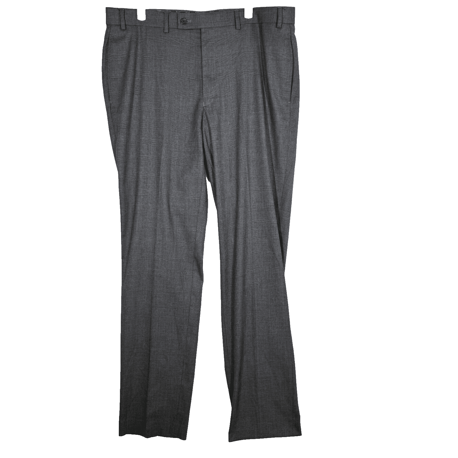 Polo Ralph Lauren Pants Men 36x34 Gray Glen Plaid Stretch Mid Rise Dress Slacks - Image 1