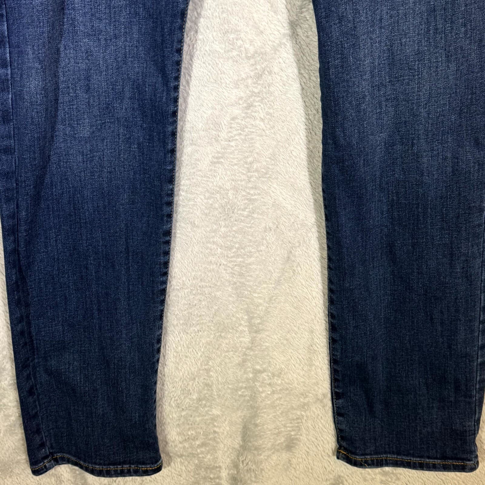 Lucky Brand 412 Jeans Men 34x34 Blue Denim Athletic Slim Fit Straight Leg - Thumbnail 5