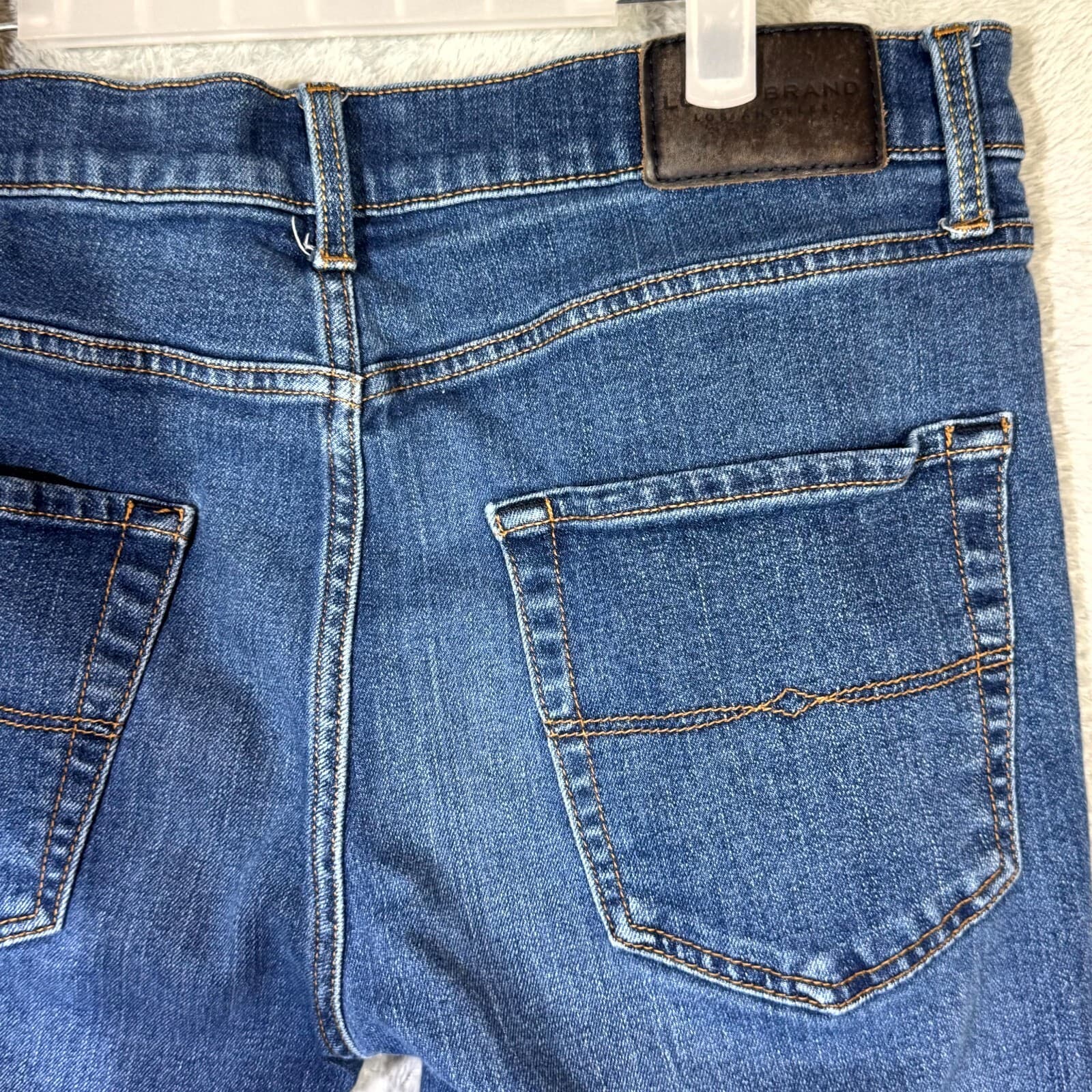 Lucky Brand 410 Men’s Jeans 32x30 Blue Denim Athletic Slim Mid-Rise Straight - Thumbnail 7