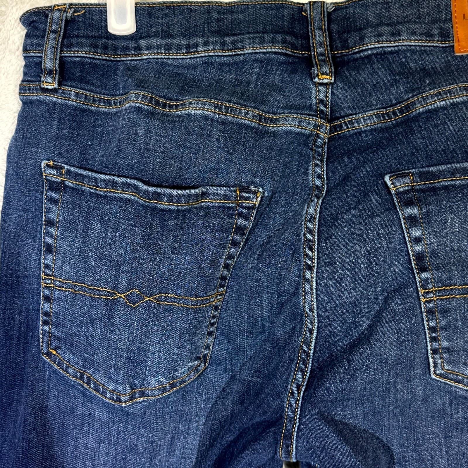 Lucky Brand 412 Jeans Men 34x34 Blue Denim Athletic Slim Fit Straight Leg - Thumbnail 6