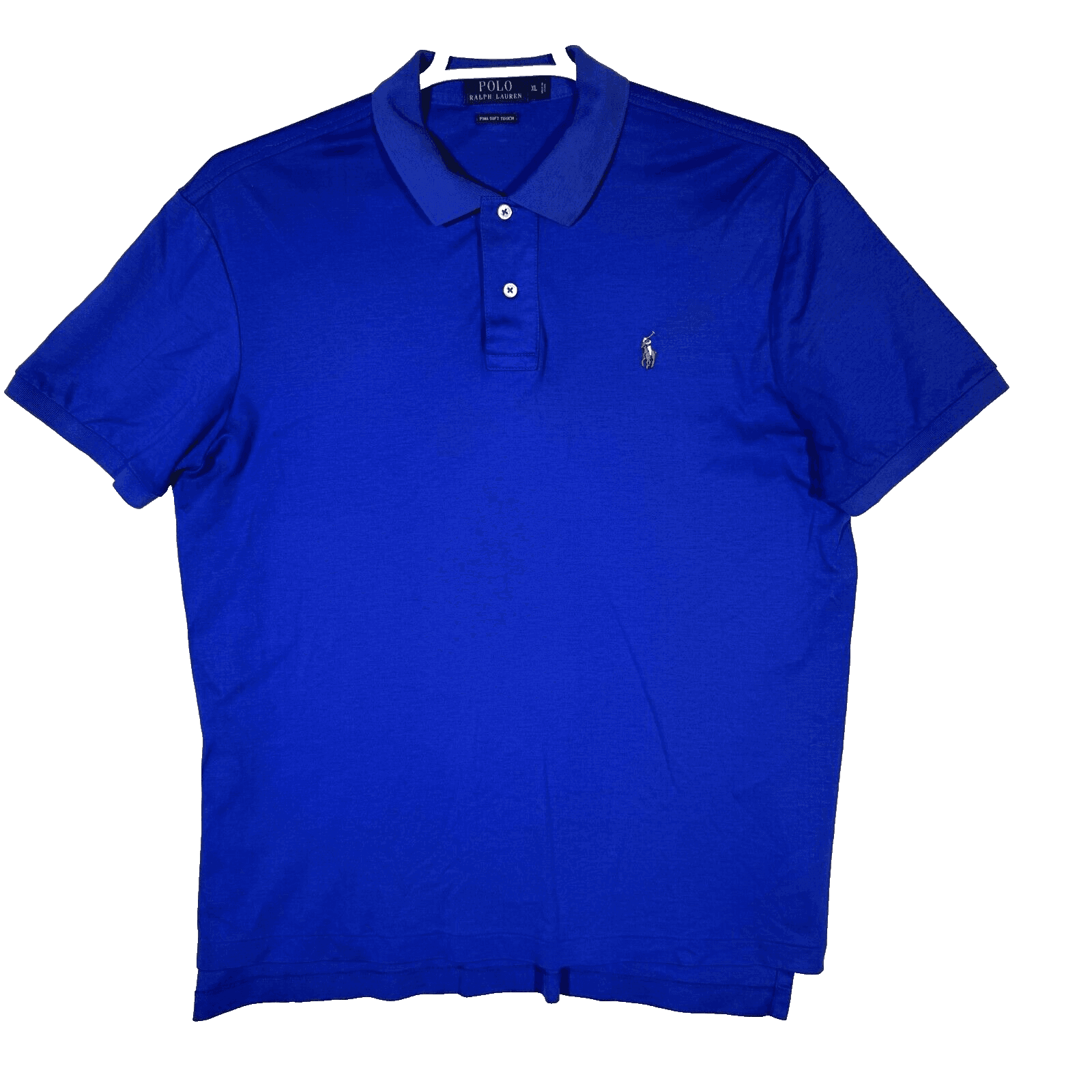 Polo Ralph Lauren Shirt Men XL Blue 100 Percent Cotton Soft Touch Short Sleeve - Image 1