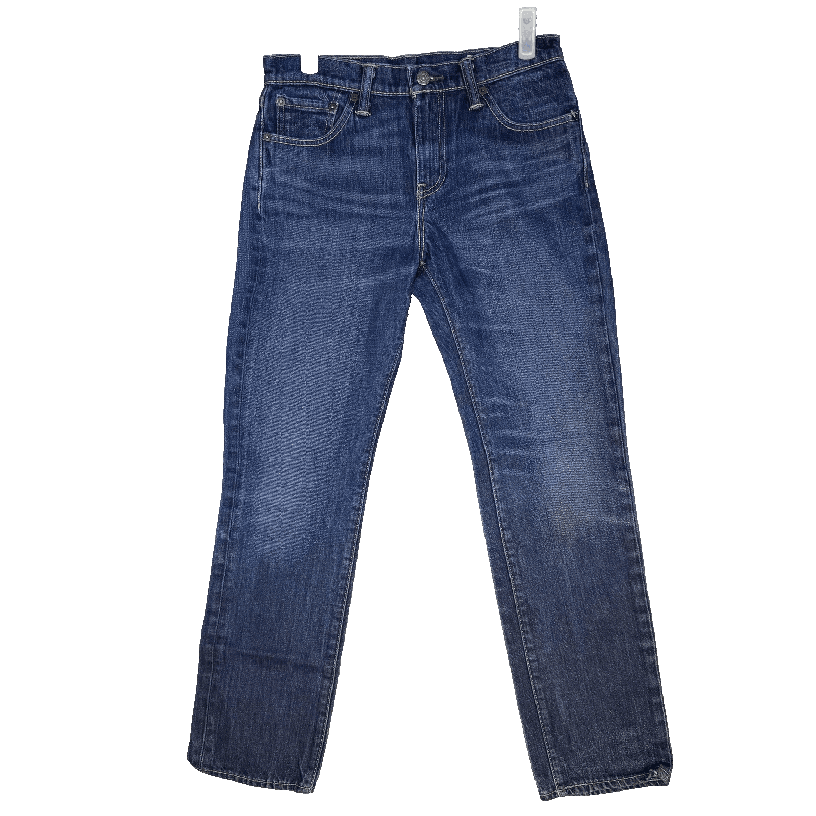 Levis 511 Jeans Mens 29x29 Blue Medium Wash Slim Tapered Stretch Cone Denim - Image 1