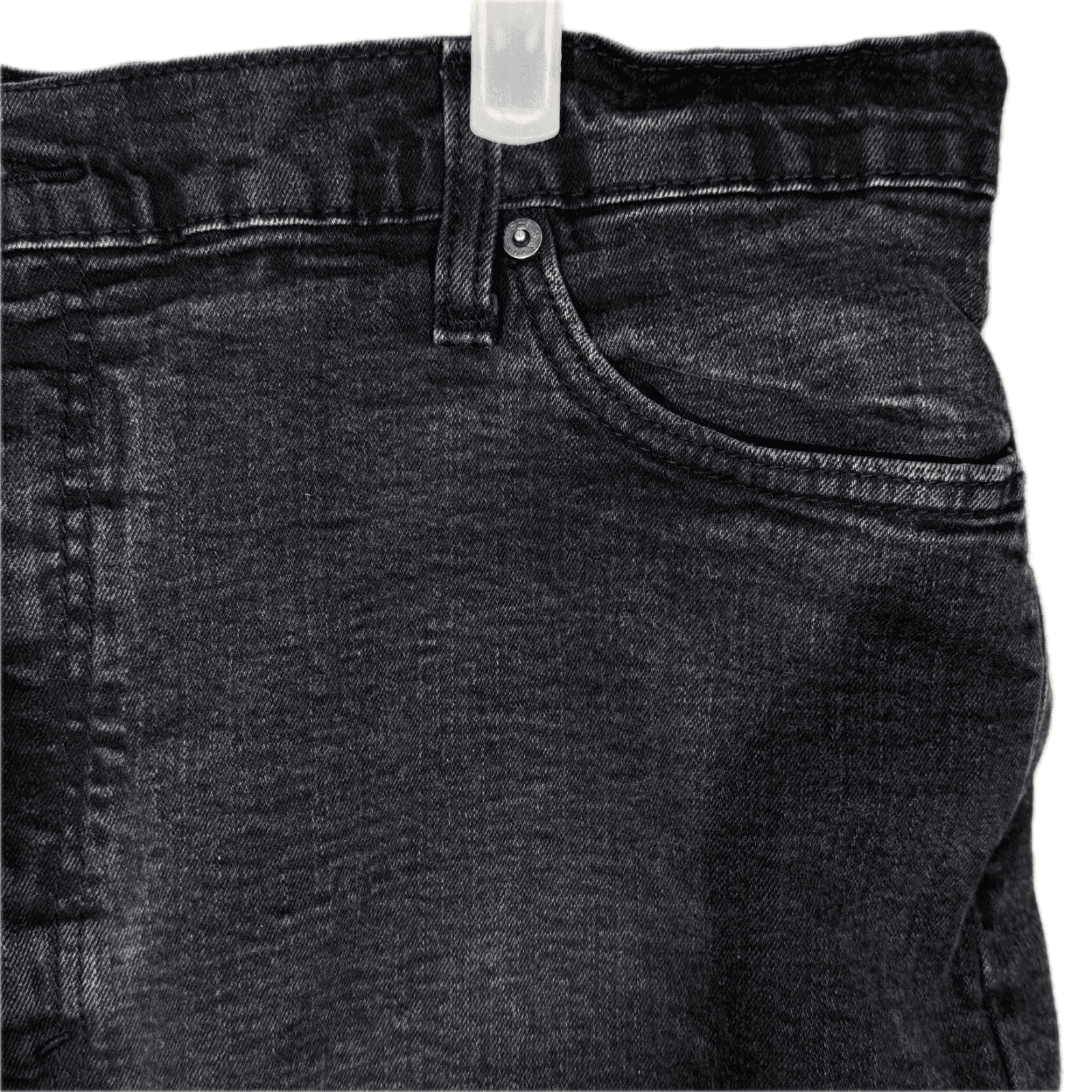 Levi’s 541 Men’s Jeans 42x30 Black Denim Stretch Mid-Rise Straight Leg - Thumbnail 4