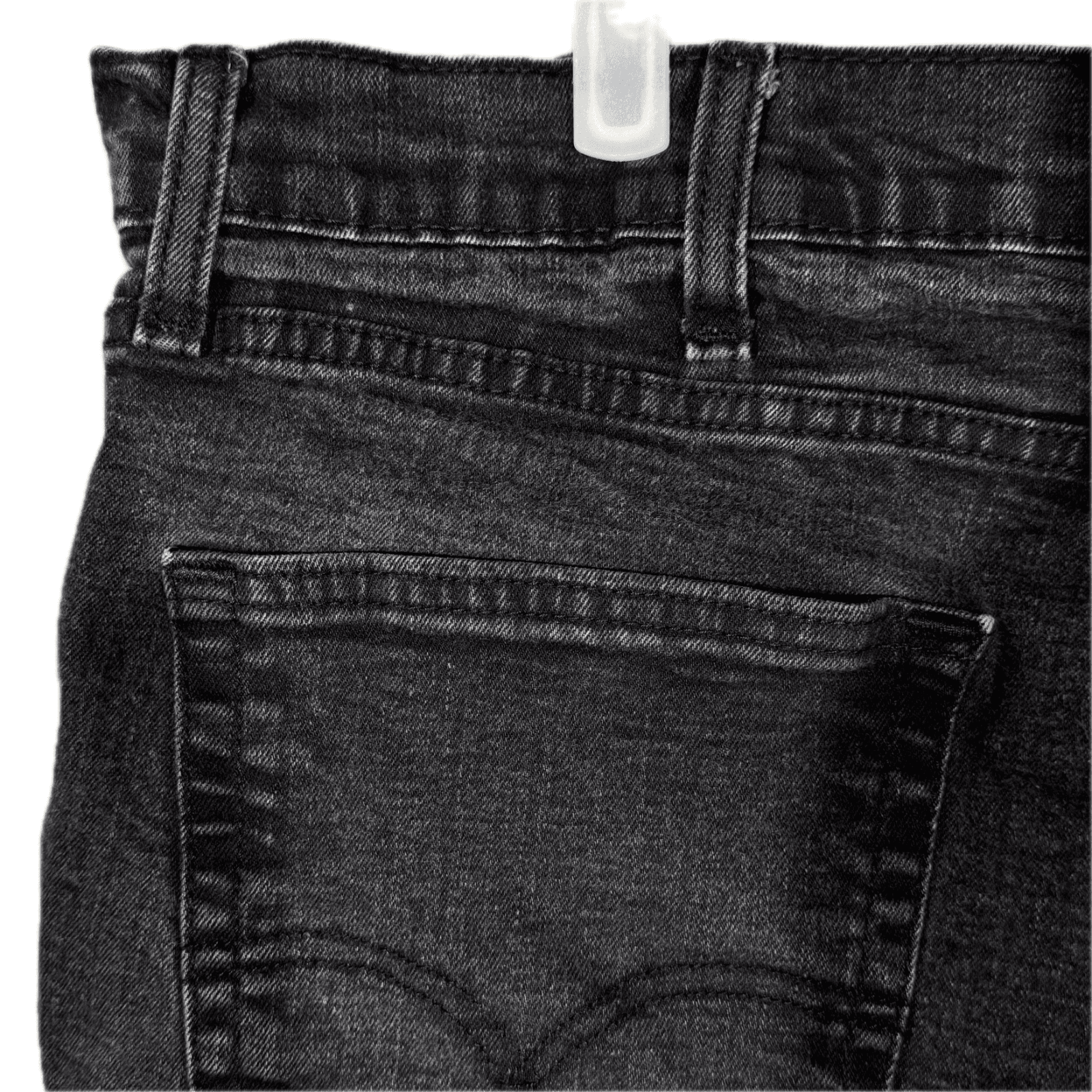 Levi’s 541 Men’s Jeans 42x30 Black Denim Stretch Mid-Rise Straight Leg - Thumbnail 6