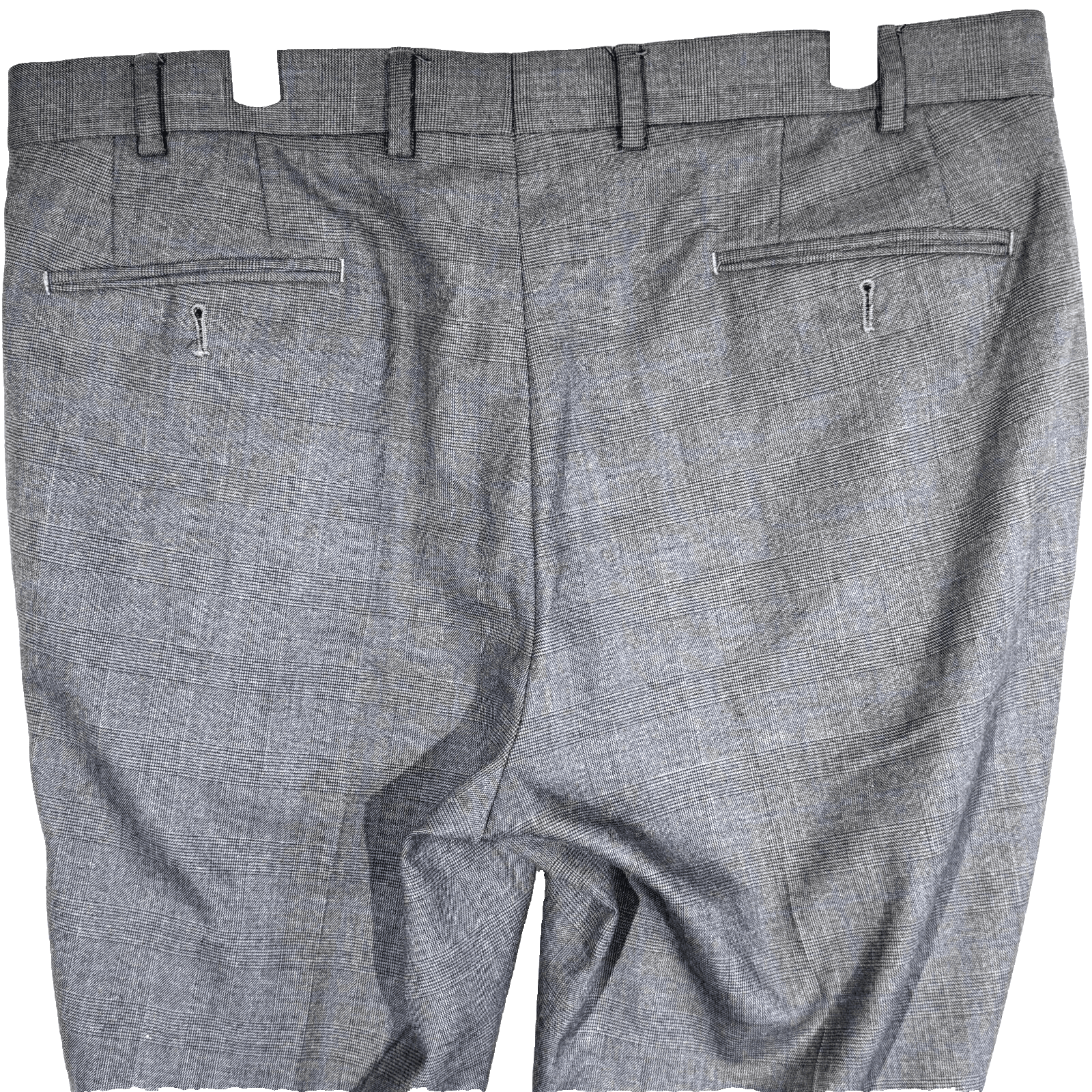 Polo Ralph Lauren Pants Men 36x34 Gray Glen Plaid Stretch Mid Rise Dress Slacks - Thumbnail 6