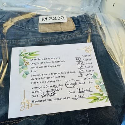 Lucky Brand 223 Straight Jeans Mens 40x30 (40x32) Blue Wash Stretch Denim - Thumbnail 12