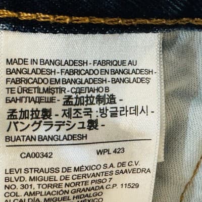 Levis 550 Jeans Mens 38x30 Blue Medium Wash Relaxed Tapered Denim Mid Rise - Thumbnail 4