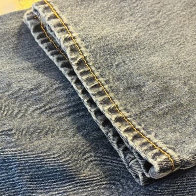 Levis 550 Jeans Mens 38x30 Blue Medium Wash Relaxed Tapered Denim Mid Rise - Thumbnail 8