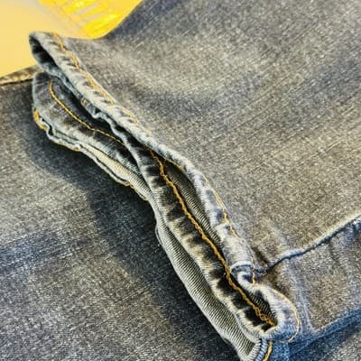 Lucky Brand 223 Straight Jeans Mens 40x30 (40x32) Blue Wash Stretch Denim - Thumbnail 11