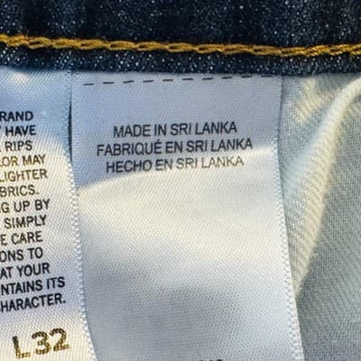 Lucky Brand 223 Straight Jeans Mens 40x30 (40x32) Blue Wash Stretch Denim - Thumbnail 8