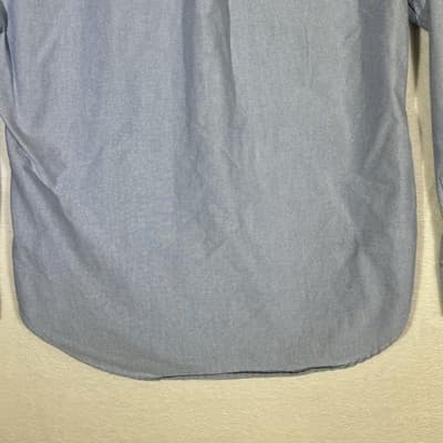 Ralph Lauren Shirt Mens Large Blue Button Down Oxford Long Sleeve Pony Logo Polo - Thumbnail 10
