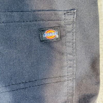 Dickies Pants Mens 36x32 Black Slim Taper Chino Flexible Durable Workwear - Thumbnail 3