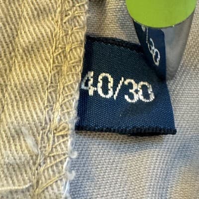 Polo Ralph Lauren Classic Chino Pants Mens 40x30 Beige Hammond Pleated Dress - Thumbnail 6