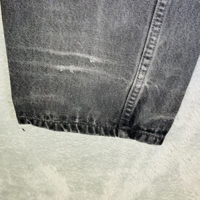 Vintage Levis 550 Jeans Mens 36x32 (36x34) Blue Stone Wash Relaxed Tapered Denim - Thumbnail 3